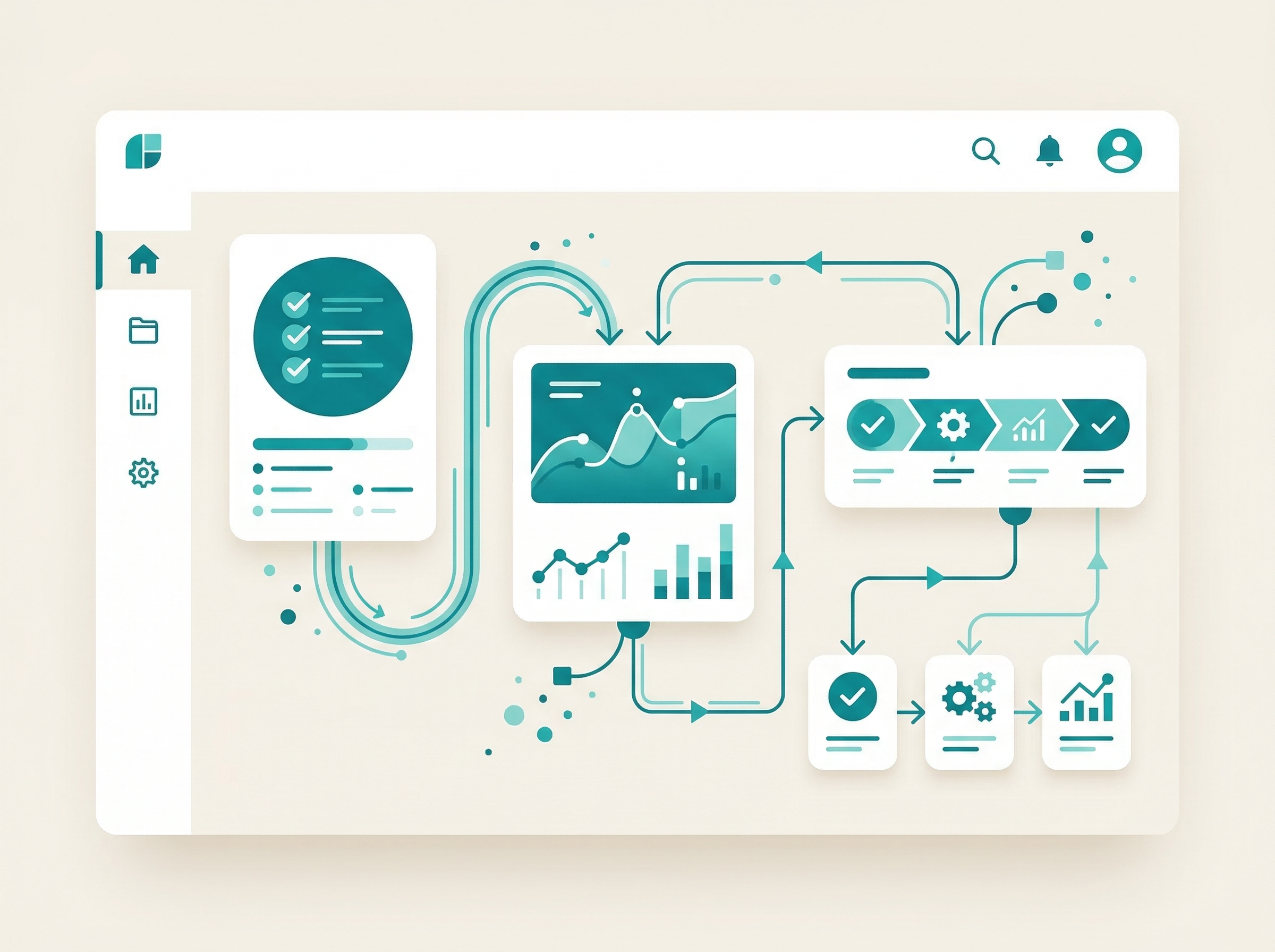 FieldIQ platform dashboard showing workflow automation and data management